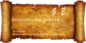 Gottschling Evelin névjegykártya